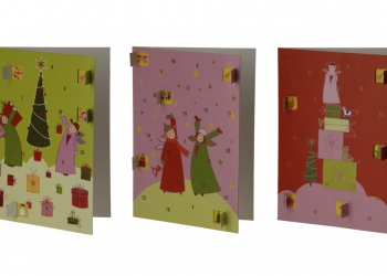 Adventskalenderkarten Hochformat