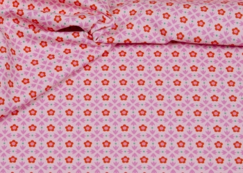 Hilco Jersey Bluemchen rosa