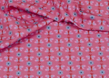Hilco Jersey Libellen pink
