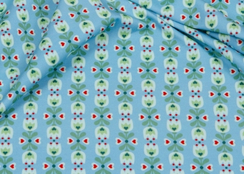 Hilco Jersey Tulpen gruen