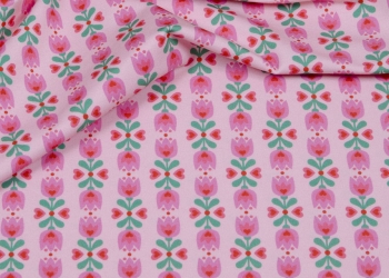 Hilco Jersey Tulpen rosa